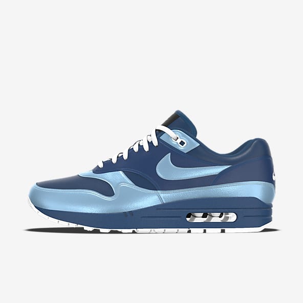 Blue Leather Shoes. Nike CA